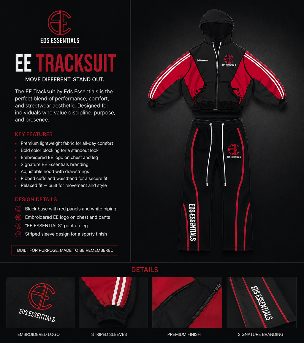 Eds Essentials Exclusive Tracksuits.