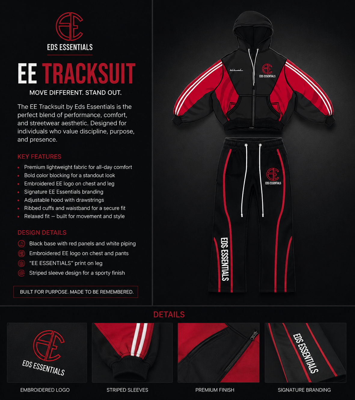 Eds Essentials Exclusive Tracksuits.