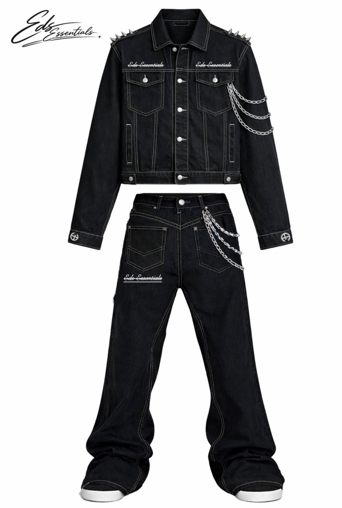 Eds Essentials Midnight Reign Denim Set..