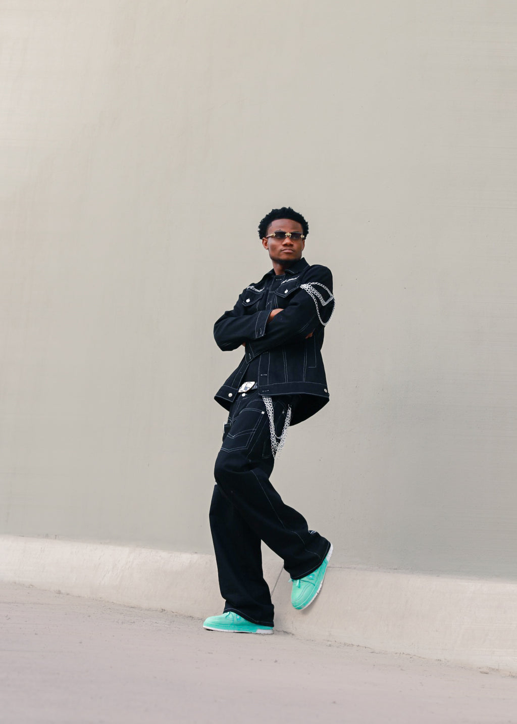 Eds Essentials Midnight Reign Denim Set..